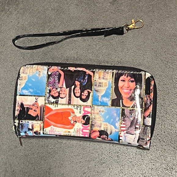 Colorful Graphic Clutch Bag - Picture 3 of 7